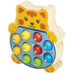 Развивающая игра BRAUBERG KIDS магнитная рыбалка " Кот" 665246