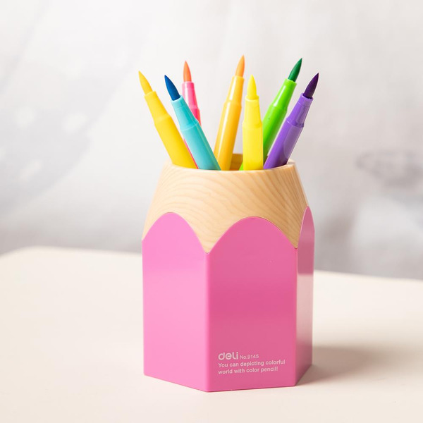 Подставка для письменных принадлежностей DELI 9145PINK