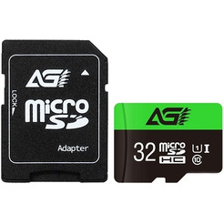 Карта памяти AGI TF138 microSDHC AGI032GU1TF138 32GB (с адаптером)