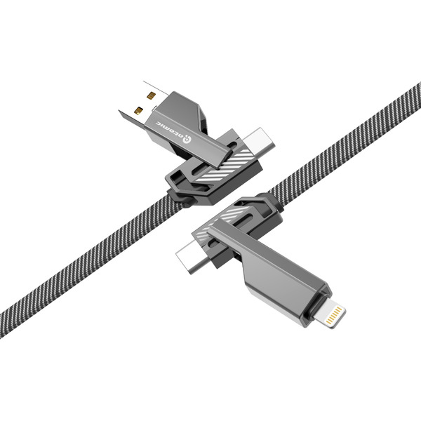 Кабель Atomic Sprut 4в1 60W 30.404 (1.5м, серый)