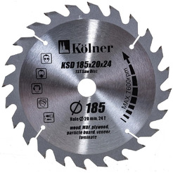 Пильный диск Kolner 185х20х24Т 8100300058