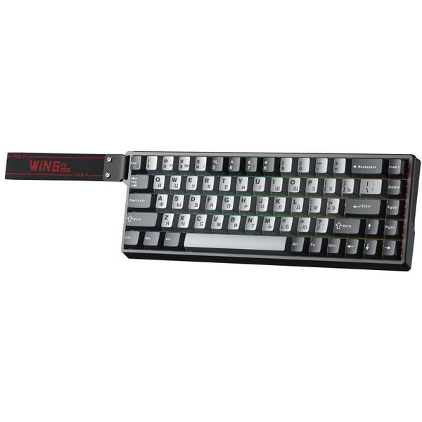 Клавиатура AULA WIN68HE PRO Light Gray-Dark Gray