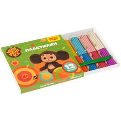 Пластилин Мульти-пульти Чебурашка МПЧБ_53010 (12 цв)