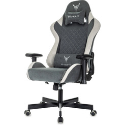 Игровое кресло Knight Regal Fabric (серый/светло-серый)