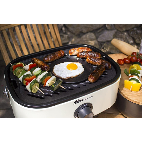 Портативный газовый гриль Sahara Mini BBQ (серебристый)