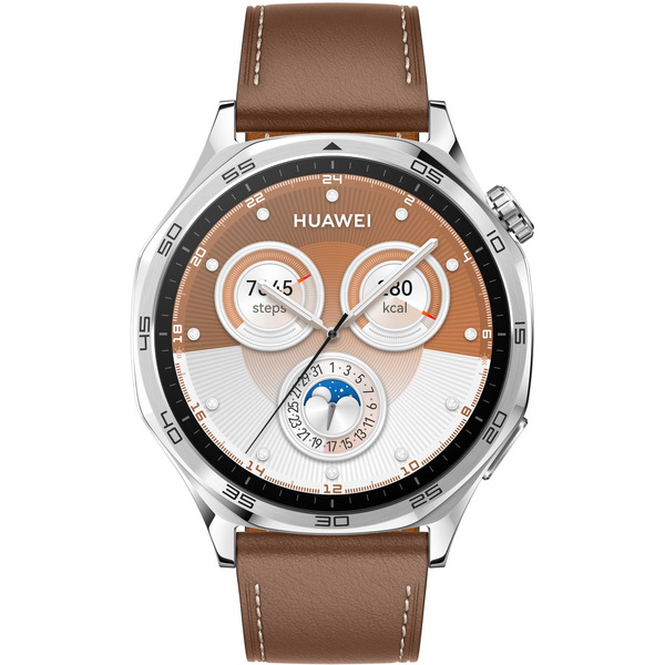 Смарт-часы HUAWEI Watch GT 5 Brown Leather Strap (VLI-B19) 46mm