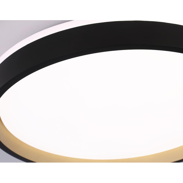 Потолочный светодиодный светильник Ambrella Orbital FZ610 BK/GD (черный/золото)