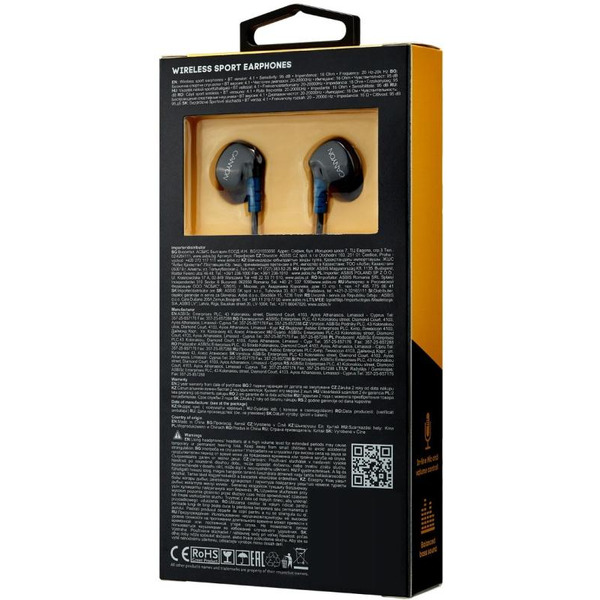 Bluetooth-наушники CANYON CNS-SBTHS1BL синие