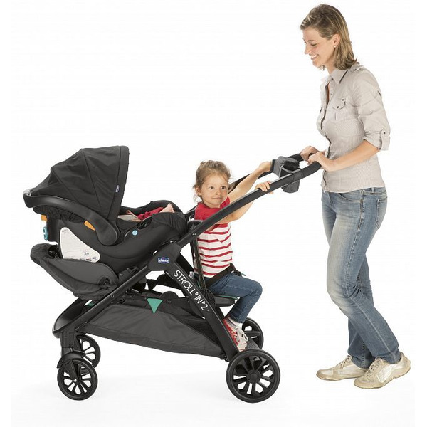 Прогулочная коляска CHICCO Stroll'in'2 (черный/красныйй)