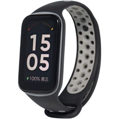 Ремешок Bingo Sport для XIAOMI Redmi Smart Band 2 Черный с серым