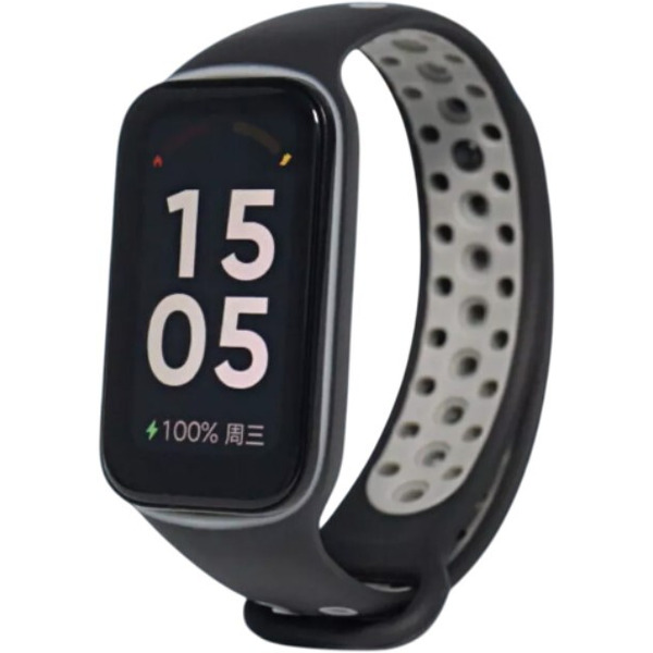 Ремешок Bingo Sport для XIAOMI Redmi Smart Band 2 Черный с серым