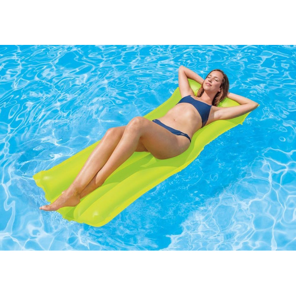 Надувной матрас для плавания Intex Neon Frost 59717NP (салатовый)