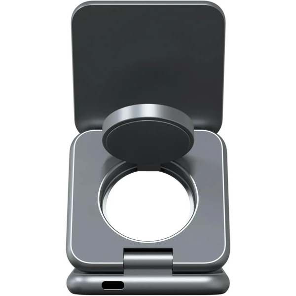 Беспроводное зарядное Magssory Fold Pro 3 в 1 WCH063 (темно-серый)
