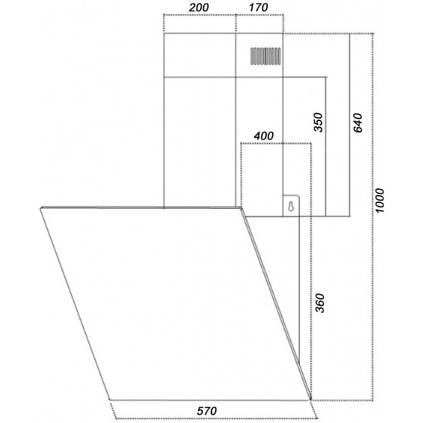 Вытяжка Germes Toscana 60 (белый)