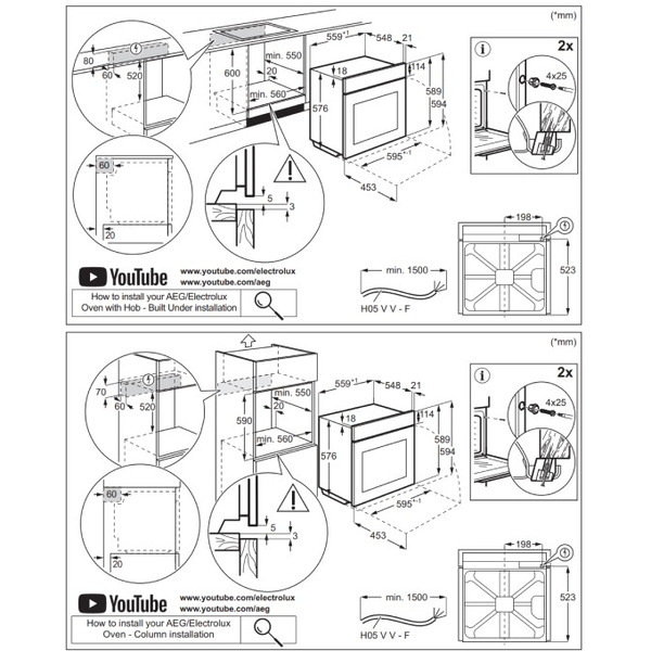 Духовой шкаф с паром ELECTROLUX EOD6F77WV