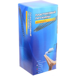 Пластиковые пружины Office Kit 22мм / BP2066 (50шт, черный)