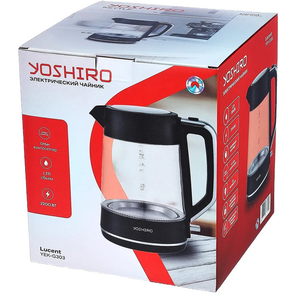 Электрический чайник YOSHIRO YEK-G303