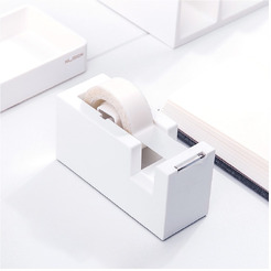 Диспенсер для скотча канцелярский Deli Nusign NS121 (белый)