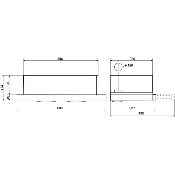 Вытяжка Elikor Интегра Glass 60Н-400-В2Д 940982 (нержавеющая сталь/черное стекло)