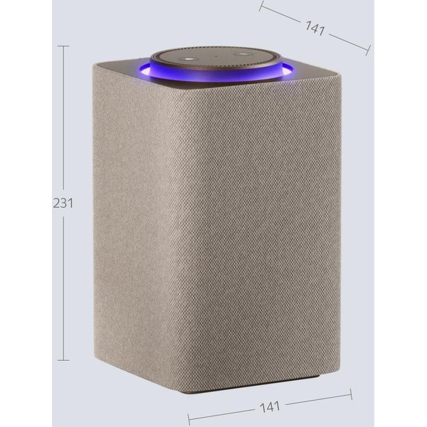 Умная колонка Яндекс Станция Макс с Алисой и Zigbee (YNDX-00053E) бежевый