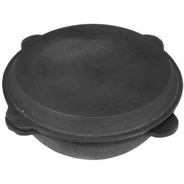 Казан CHUGUN INVEST LLC Узбекский с крышкой-сковородкой (12 л, круглое дно)