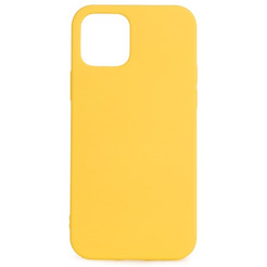 Накладка Case Coated для Apple iPhone 12 (желтый)