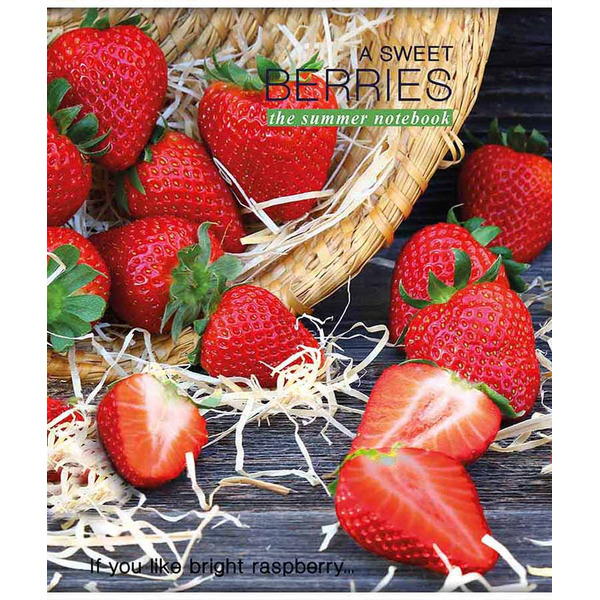 Тетрадь ТЕТРАПРОМ, Сладкая ягода, ТО48К9547/М/6, металлик, кл., А5