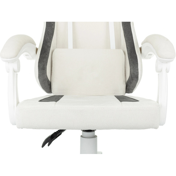 Кресло игровое Knight Wolf WH (молочный/серый)