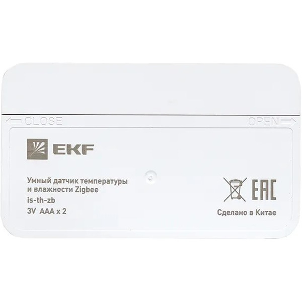 Умный датчик температуры и влажности с экраном Zigbee EKF Connect