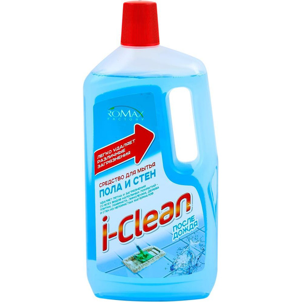 Средство для мытья пола и стен I-CLEAN После дождя, 1л