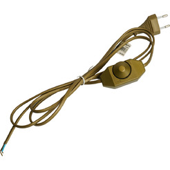 Сетевой шнур с диммером Feron DM103-200W 23057 (1,5+0,5м ,золото)