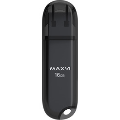USB флеш-накопитель Maxvi P1 16GB (черный)
