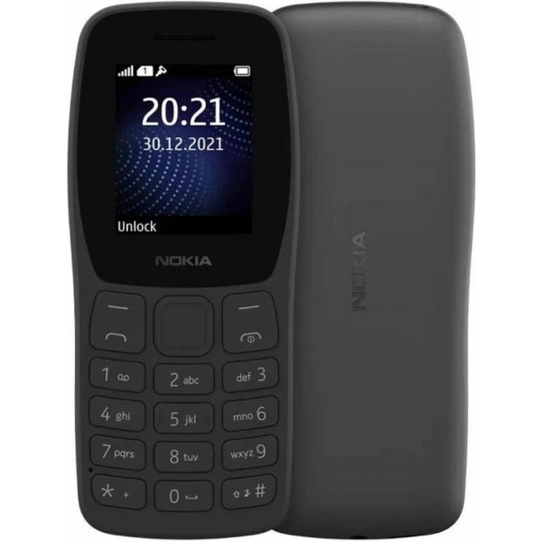 Мобильный телефон Nokia 105 TA-1423 (черный)