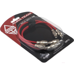 Кабель Aura RCA - RCA RCA-BY1 SE (0.2 м, красный)