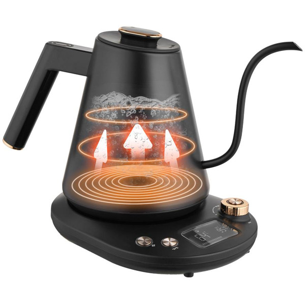 Чайник для заваривания кофе и чая Galaxy Line GL 0341 (черный)