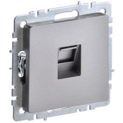 Розетка компьютерная IEK Brite РК10-БрС