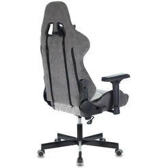 Кресло игровое Zombie VIKING 7 KNIGHT Fabric (серый Loft)