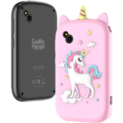 Мобильный телефон с игровыми функциями ELARI GamePhone (черный/розовый)