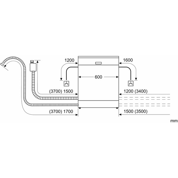 Встраиваемая посудомоечная машина Bosch Serie 4 SMV4ECX23E