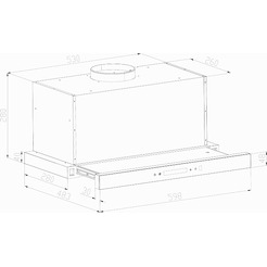 Вытяжка BACKER TH60CL-2F200-SHINY RC (черный)
