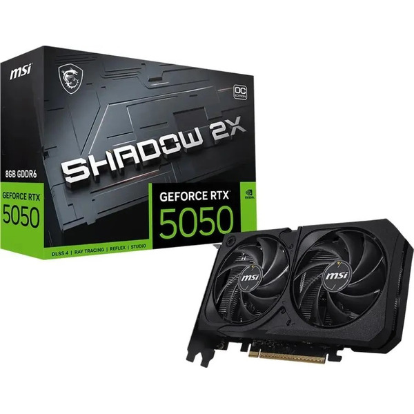 Видеокарта MSI GeForce RTX 5050 8G Shadow 2X OC