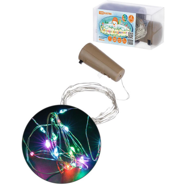 Гирлянда-пробка для бутылки TDM "Роса20" 20LED, 2м SQ0361-0100