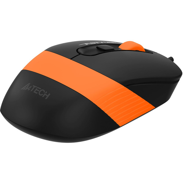 Мышь A4Tech Fstyler FM10S (оранжевый/черный)