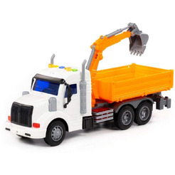 Самосвал Полесье Профи 96128 (оранжевый)