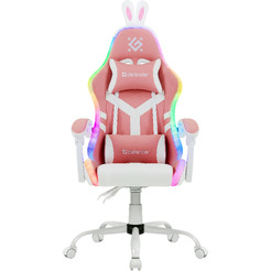 Игровое кресло Defender Ideal (белый/розовый) 64041