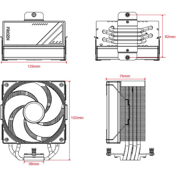Кулер для процессора ID-Cooling Frozn A410 SE