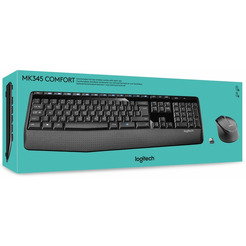 Клавиатура + мышь Logitech Wireless Combo MK345 920-006490
