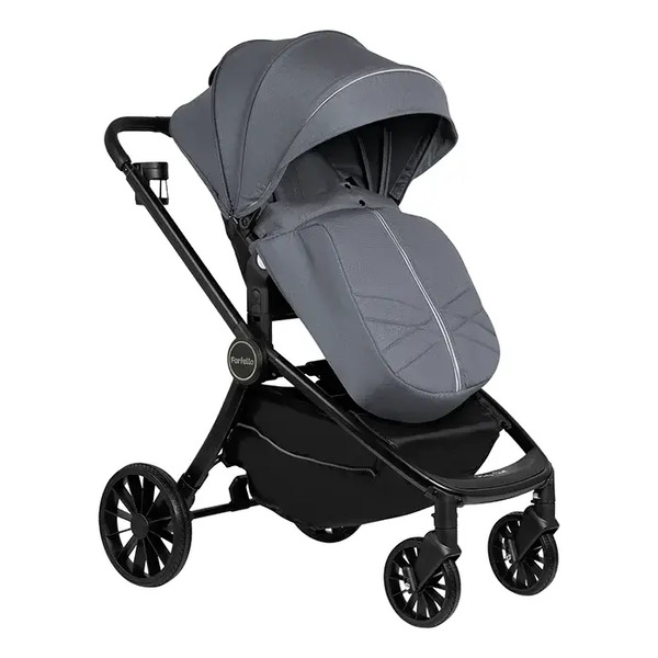 Детская универсальная коляска Farfello Baby Shell 2025 3в1 BBS-014 (серый)