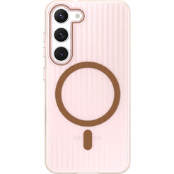 Задняя накладка CASE Translucent Strip Samsung Galaxy S23, золотой