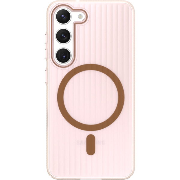 Задняя накладка CASE Translucent Strip Samsung Galaxy S23, золотой